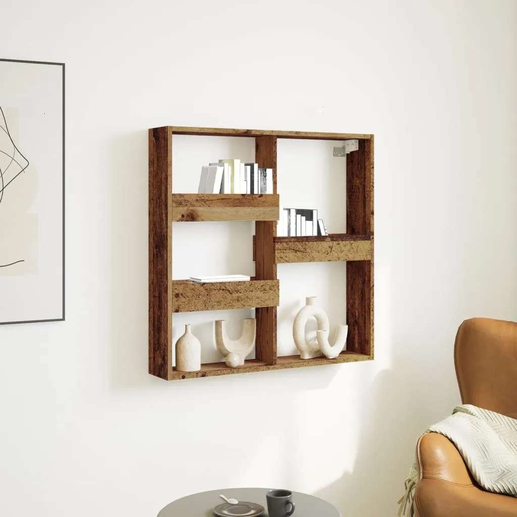 Mobiletto Pensile 80x80 cm Effetto Legno Antico - Best Möbel Cloris