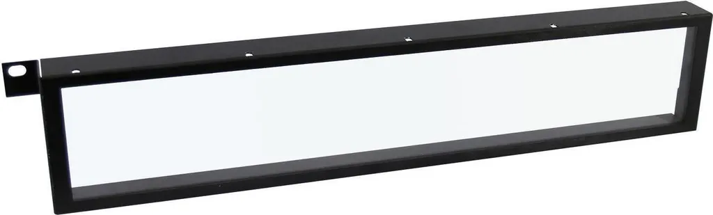 Protection de façade rack 1U transparente OMNITRONIC pour régie audio