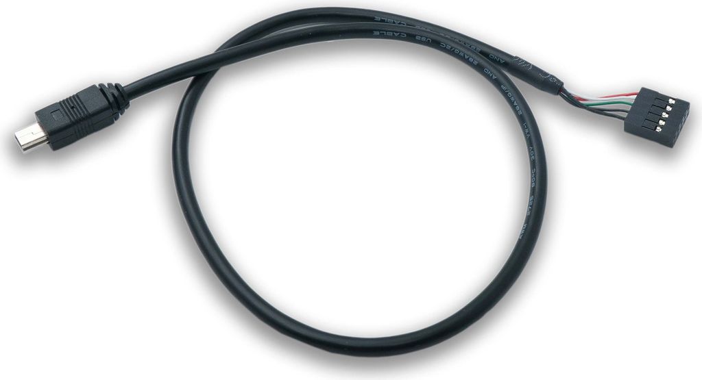 SYSTEM-S USB 2.0 Kabel 50 cm Mini B Stecker zu 9 Pin Dupont Buchse 9Pin Buchse