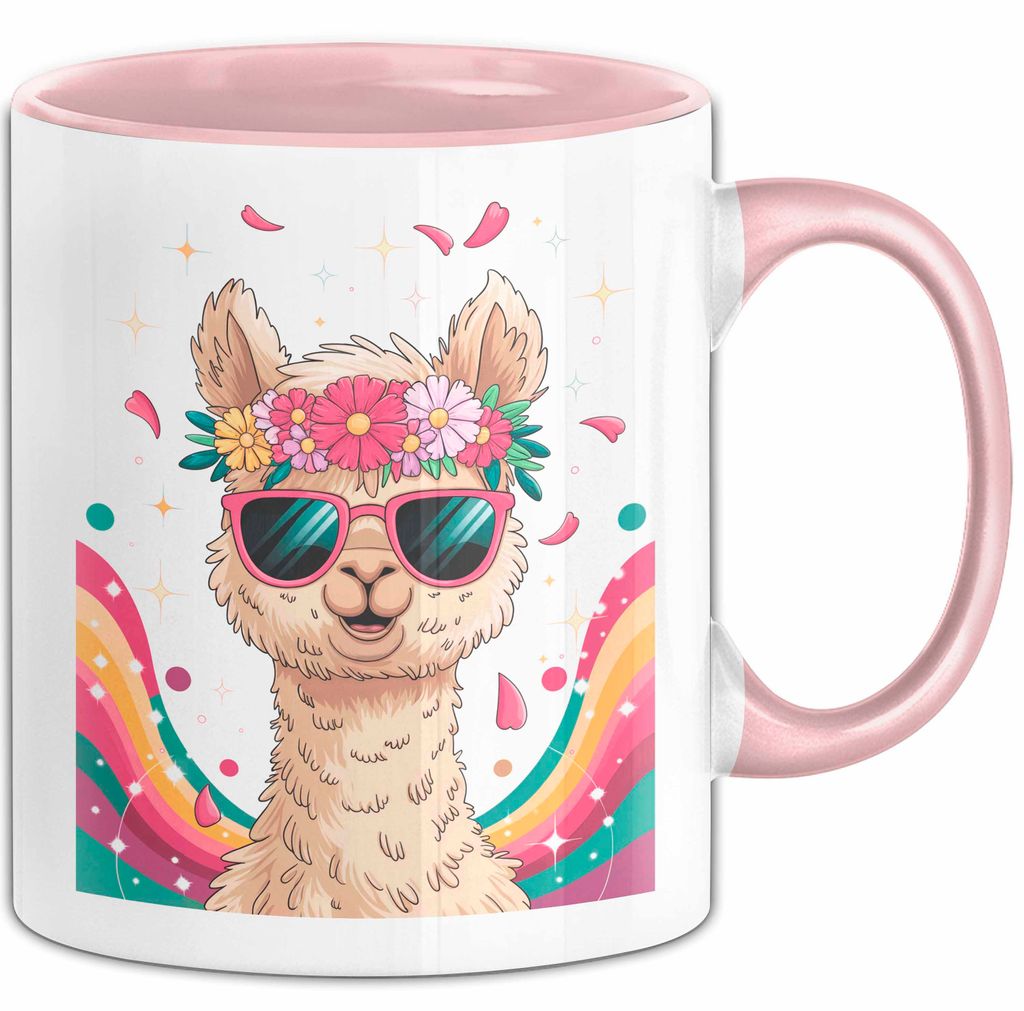 Alpaka Fan Tasse Geschenk Lustige Geschenkidee Spruch Für Alpaka Liebhaber (Rosa)