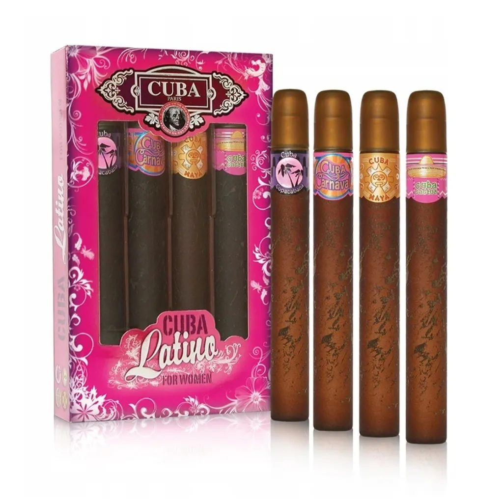 Cuba Latino Set Copacabana Carnaval Maya Cactus Eau de Parfum 4x35ml