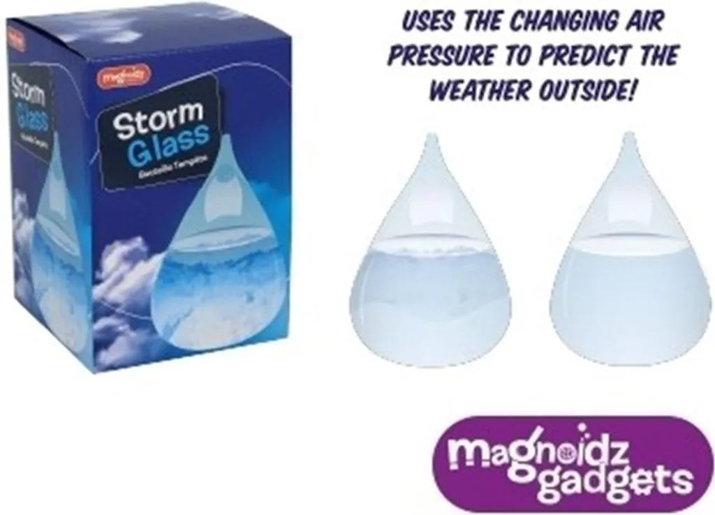 Prévoir le Temps sans Écran avec le Storm Glass Magnoidz de 16 cm