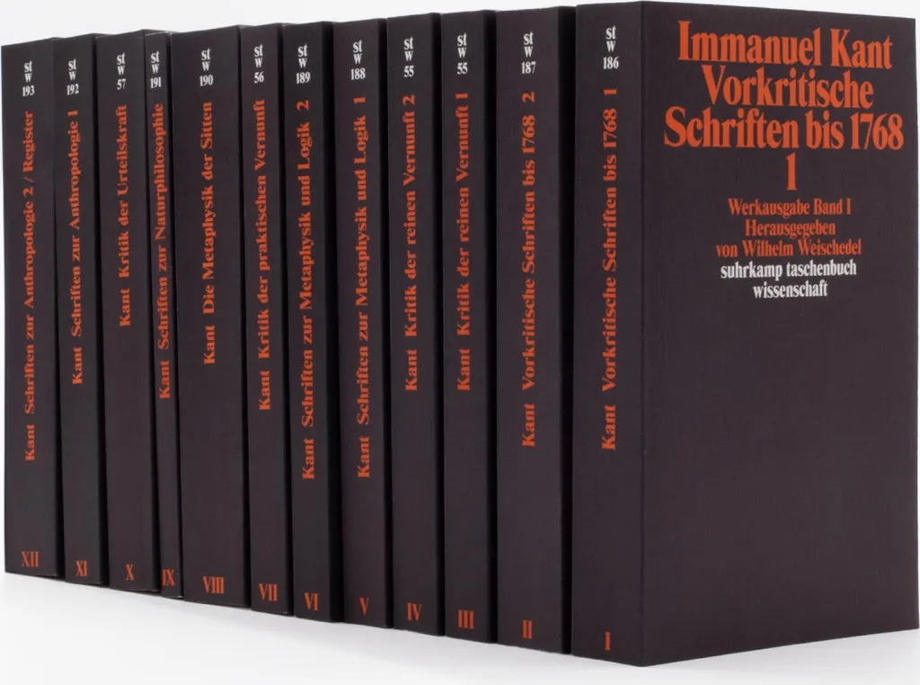 Texte Original Werkausgabe 12 Bände Wilhelm Weischedel Kant de Référence - 2