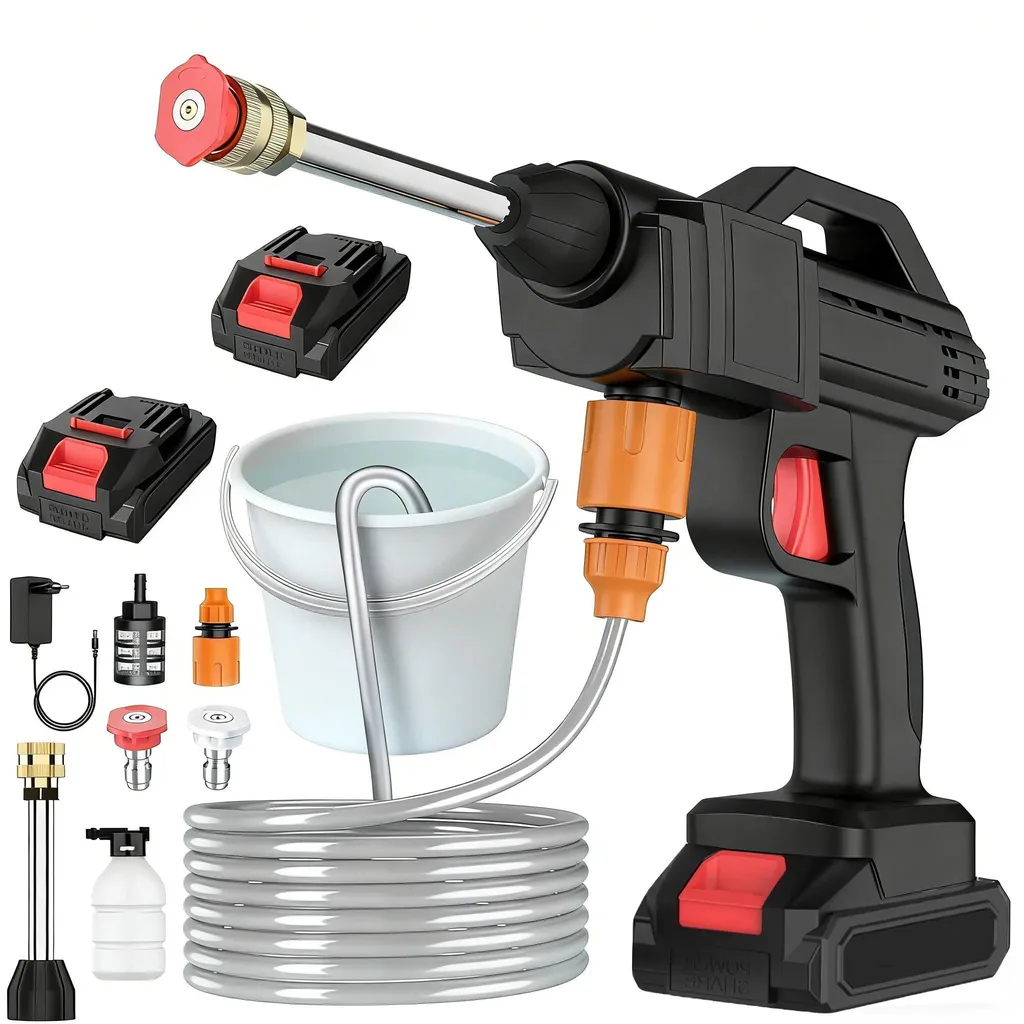 Nettoyeur haute pression sans fil 50 bars 24V Modèle 3 avec 2 batteries