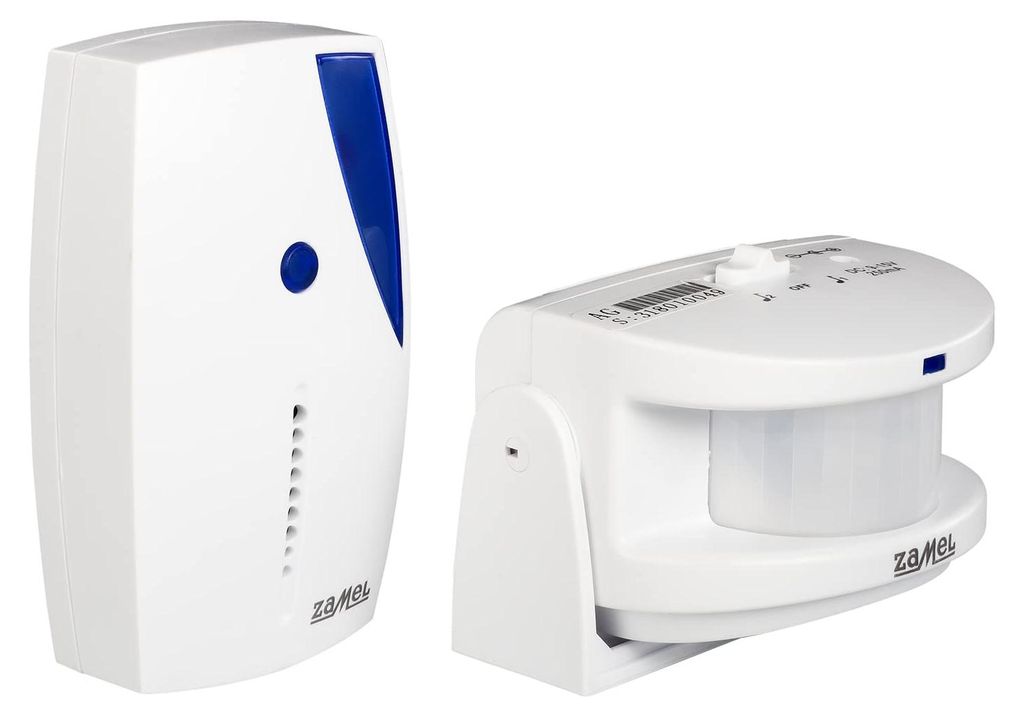 Zamel | Sensore Di Movimento NT-320 - Bianco - Wireless - Immagine del prodotto 