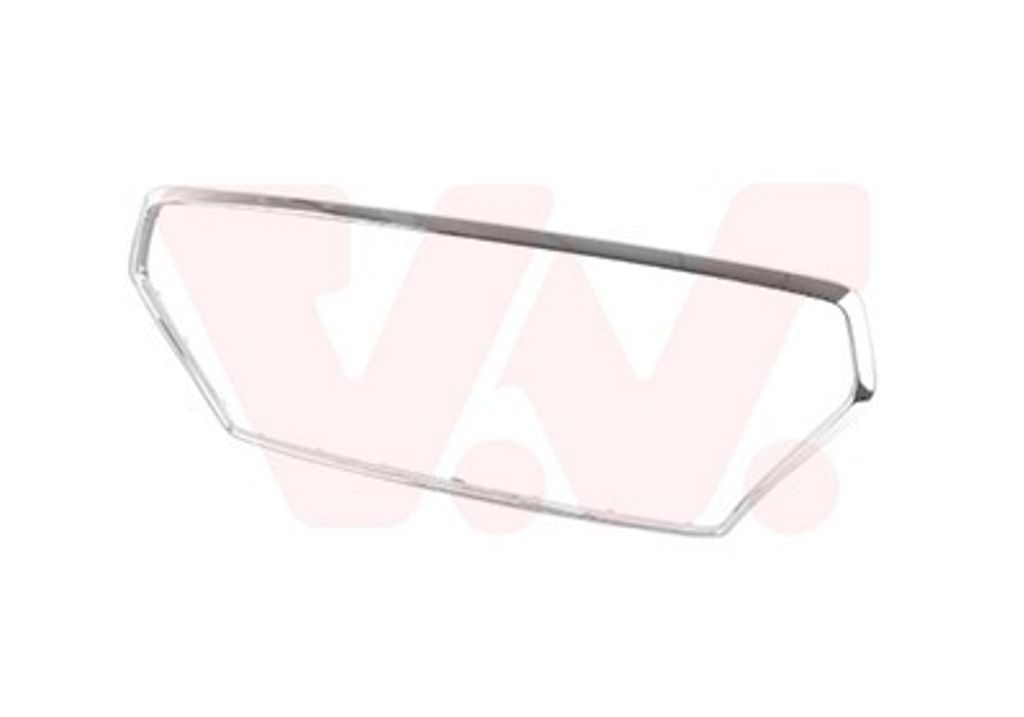 VAN WEZEL 8254518 Rahmen Kühlergrill Kühlergitter für HYUNDAI i30 Schrägheck (PDE, PD, PDEN) Chrom Chrom