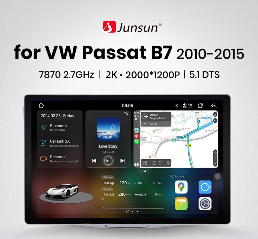 Vestavěné navigační zařízení 11,5''NAVI BT 8+256G carplay Obrázek produktu 