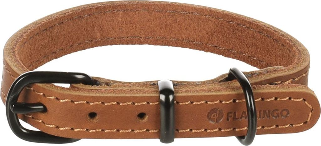 Flamingo Halsband Montana cognac, Größe: XS - S