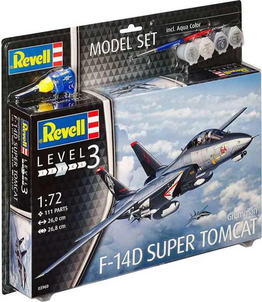 Maquette d'avion F-14D Super Tomcat 1:72 pour Collectionneur Revell