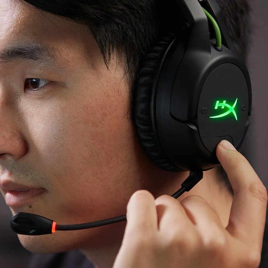 Casque HyperX CloudX Flight sans fil Noir et Vert pour console Xbox One - 5