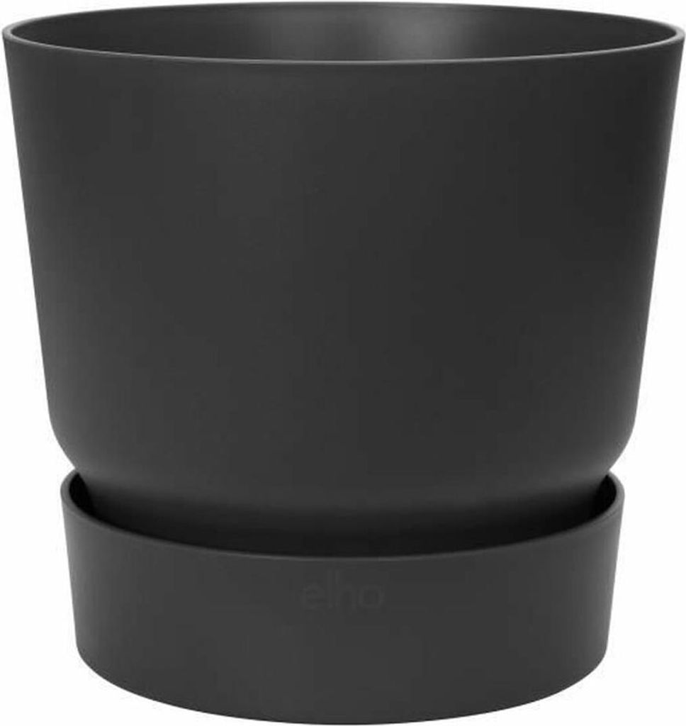 Blumentopf Elho Schwarz Kunststoff rund Moderne Ø 47 cm