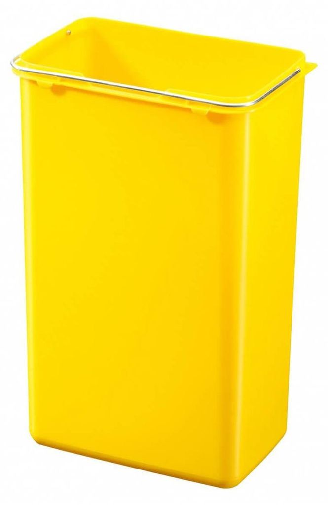 Hailo Inneneimer 9l aus Kunststoff gelb für Trento, Öko, Öko Plus