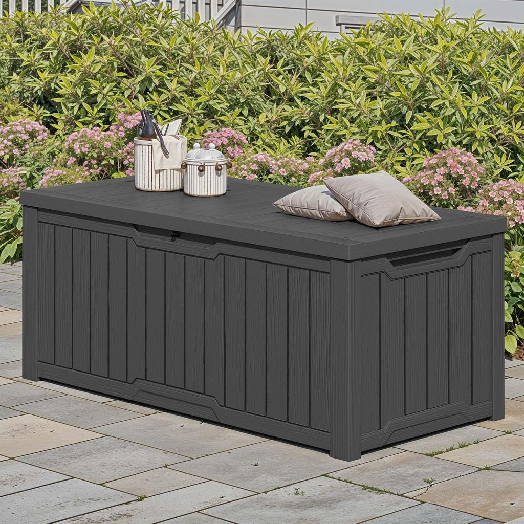 Gartenbox Außenspeicherbox, 450 L Aufbewahrungsbox mit Produktbild 