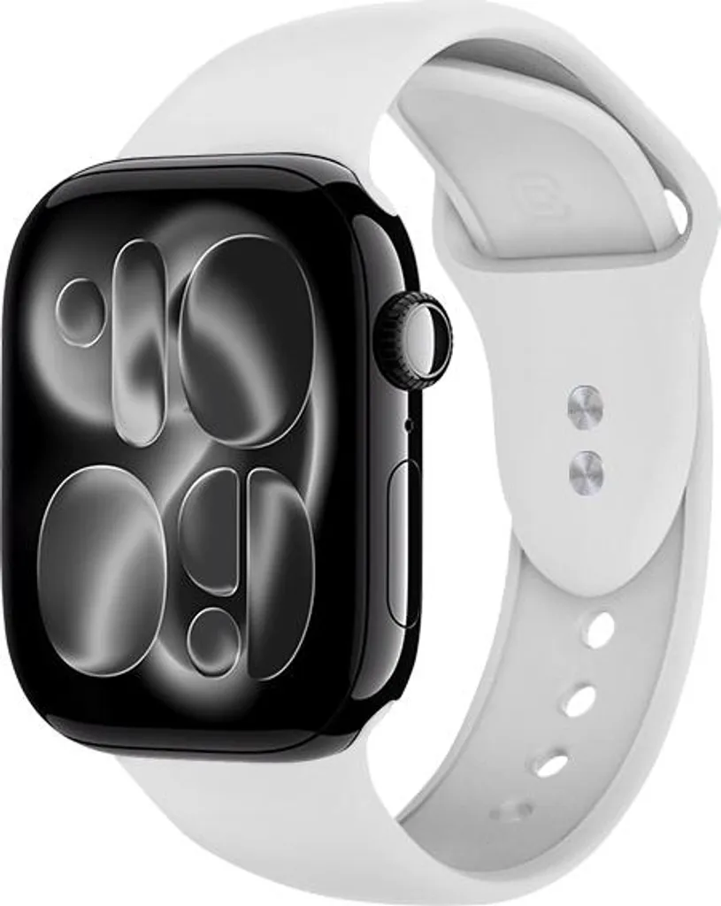 Cinturino Sportivo Crong Liquid Bianco per Apple Watch Ultra & 45mm