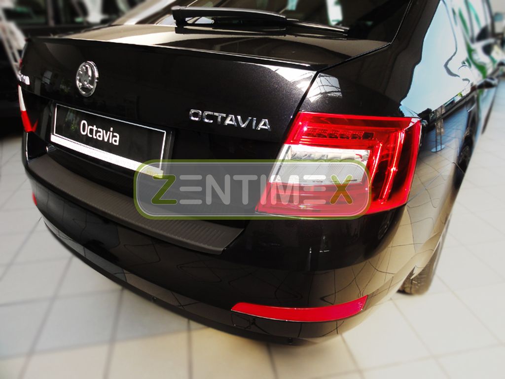 Ladekantenschutz kompatibel mit Skoda Octavia 3 5E 2012- Limousine Stufenheck 4-türer
