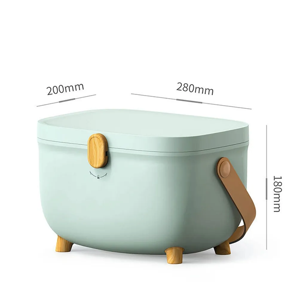Boîte médicale double couche à multi-grilles pour rangement facile - 5
