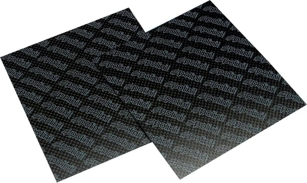 Plaque de clapets Polini 0,33mm bleu clair haute résistance 110x100mm