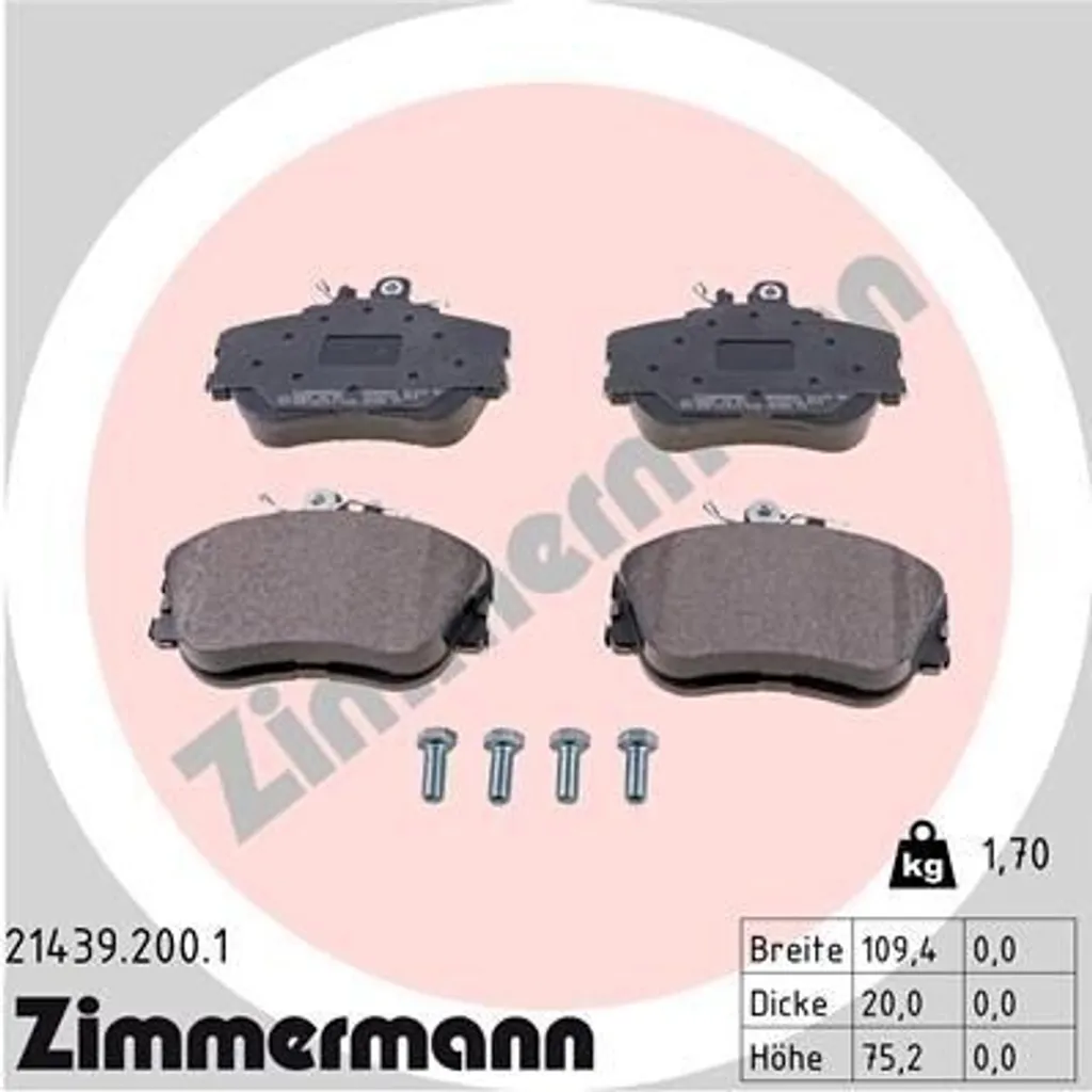 Plaquettes de frein Mercedes W202 S202 pour un entretien fiable