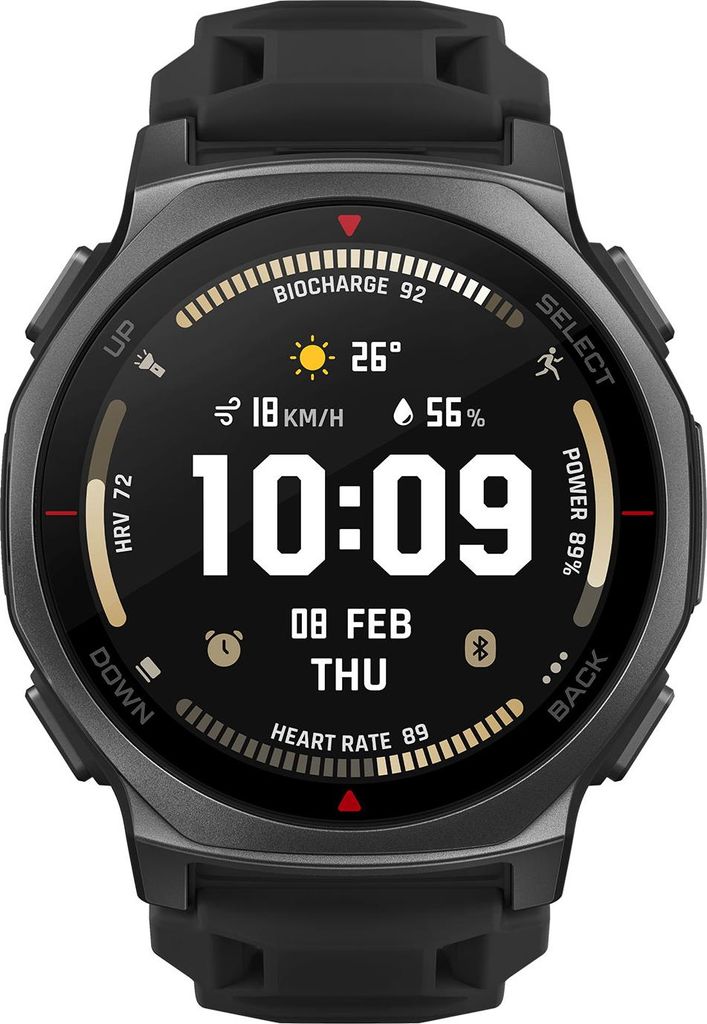 Amazfit T-Rex 3 Pro 44mm Taktisch Schwarz Produktbild 
