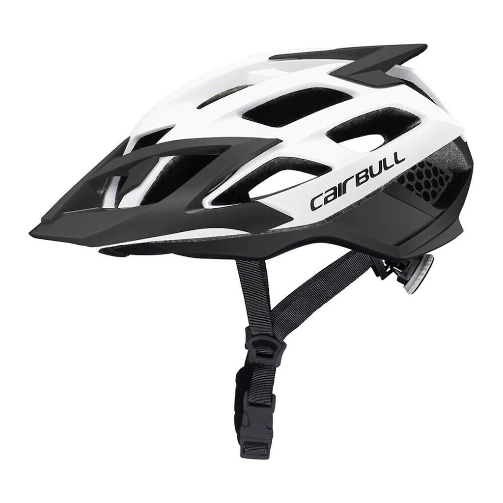 Erwachsene Herren Damen Fahrradhelm Rollerhelm Radhelm MTB BMX Road Bike Helm Mountainbike Skateboard Atmungsaktiv Sport Safety L (57-61CM) Weiß