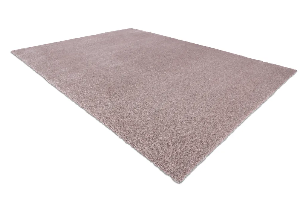 Tapis doux rose dirty pink lavable CRAFT 160x230 cm texture soyeuse
