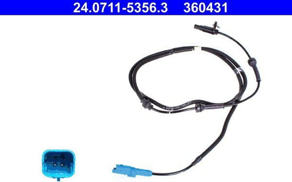 ATE 24.0711-5356.3 Raddrehzahlsensor OE 9674578580 kompatibel mit 508