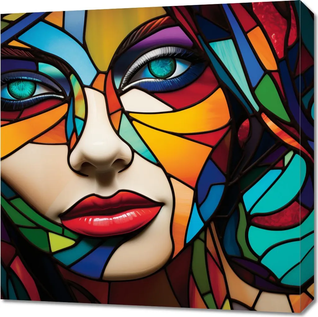 Quadro su Tela 60x60 Guardami negli Occhi | Arte Emozionale da Parete