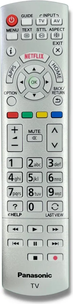Telecomando Panasonic Originale per TX-L42ET60E e serie E6 | No Setup