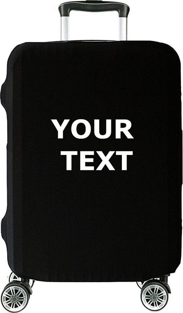 Personalisierte Deine Inschrift Hochelastische Reise-koffer Abdeckung Schutzabdeckung Kofferschutzhülle Kofferbezug Kofferhülle Klein 18"-22" Dei...