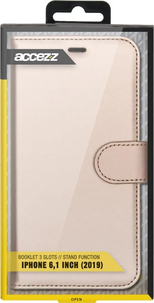 Accezz Wallet Custodia a libro in TPU per iPhone 11 Pro Max - Oro - 7