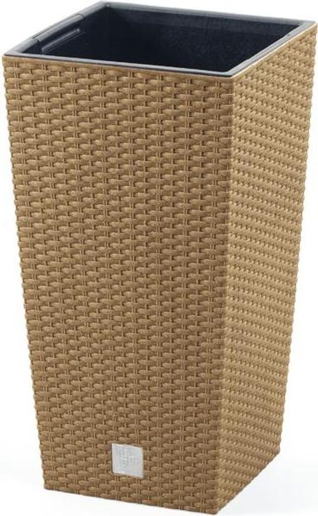 Prosperplast Blumentopf RATO SQUARE Eco Wood Natur 24 cm