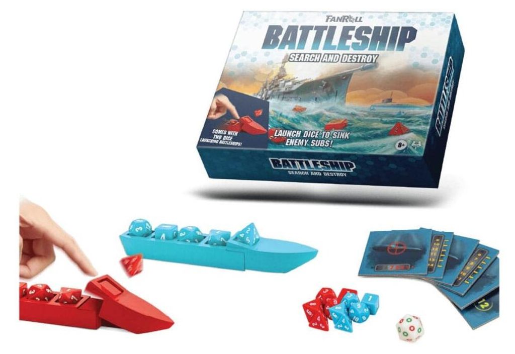 FanRoll Hasbro Spiel Battleship Search & Destroy