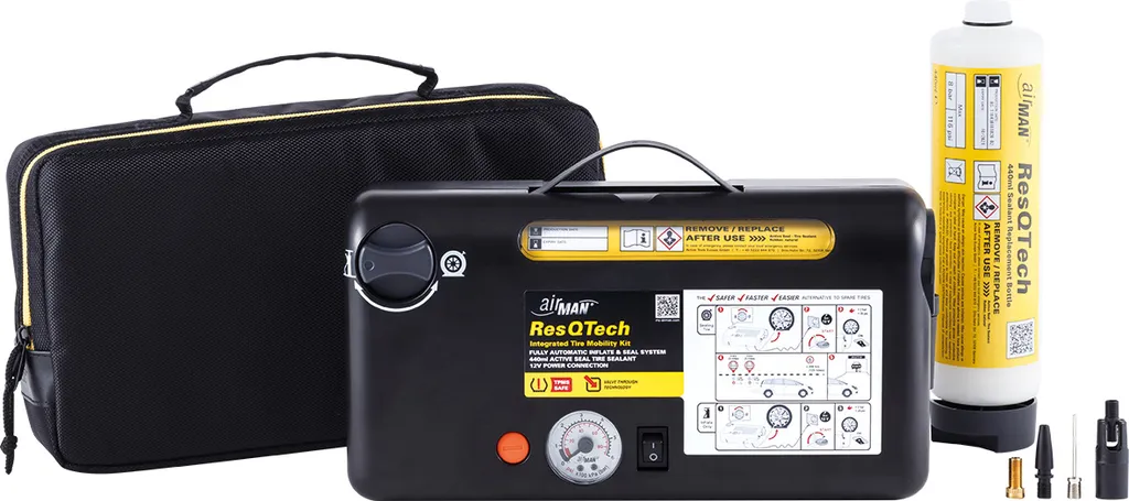 Dépannage pneu crevaison automatique ResQTech 440ml idéal trajet route