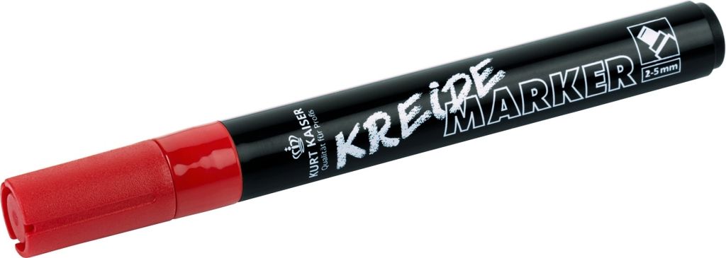 Contacto Kreidemarker, rot, 2-5 mm Schriftbreite, mit Wasser leicht zu entfernen