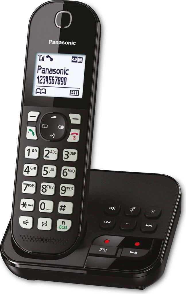 Telefon bezprzewodowy Panasonic KX-TGC460GB czarny z Zdjęcie produktu 
