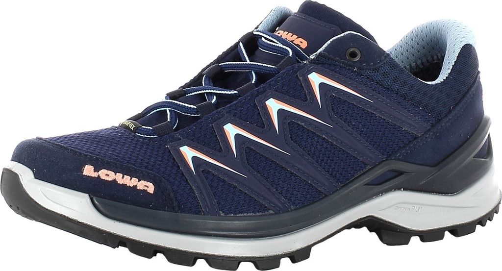 Lowa Damen Innox Pro GTX LO Wanderschuh NAVY/LACHS 37