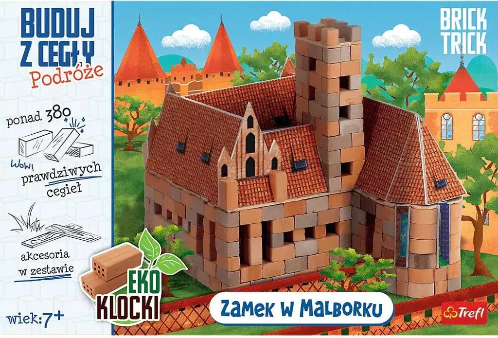 Construction Château de Malbork EKO : Briques naturelles et réutilisables