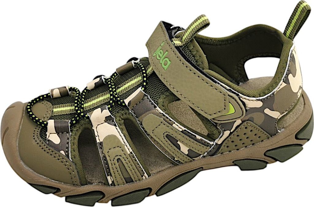 Jela Kinderschuhe Jungen Sandalen Grün Freizeit, Schuhgröße:33 EU