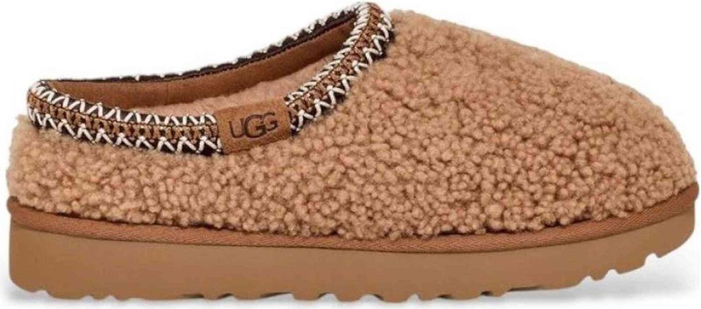 Ugg Tasman Maxi Curly Chestnut - Dámske papuče - Obrázok produktu 