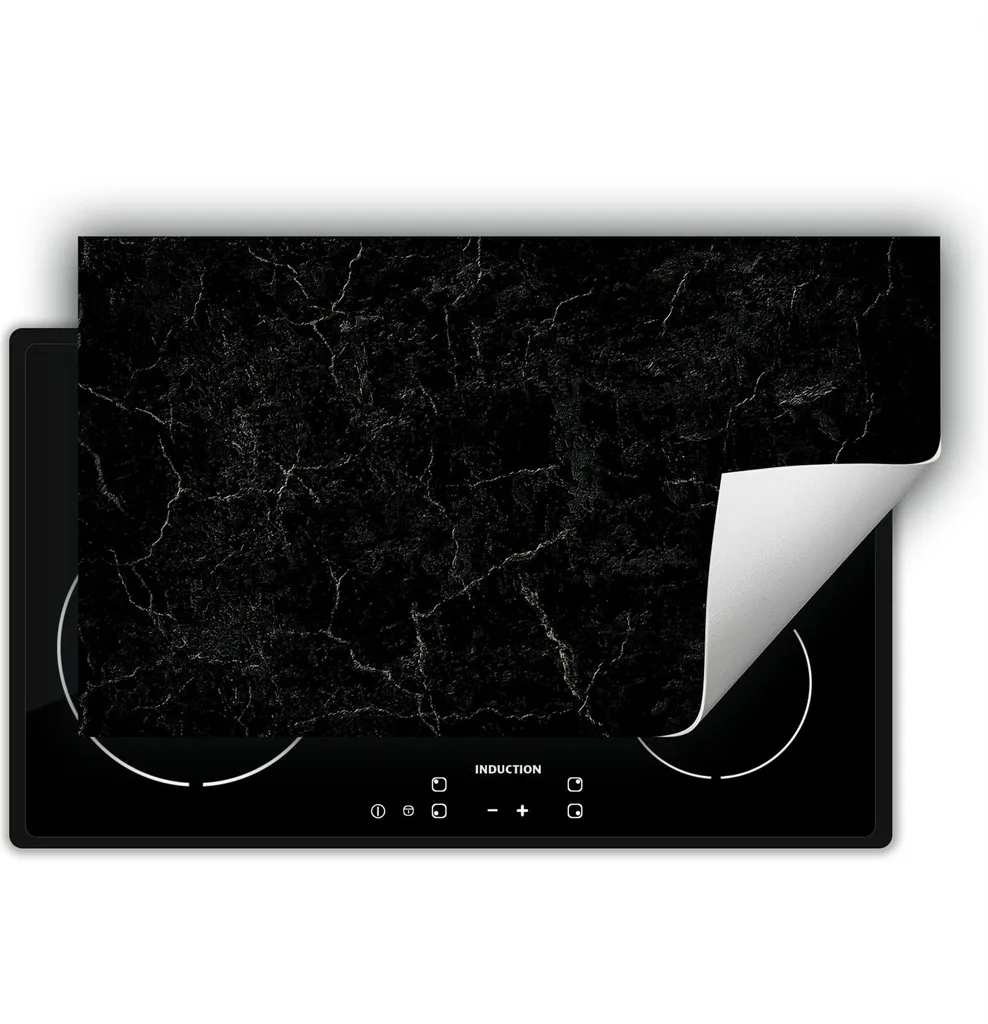 DarHaus Roll-up Cover 90x52 - Protezione Piano Induzione Marmo Nero