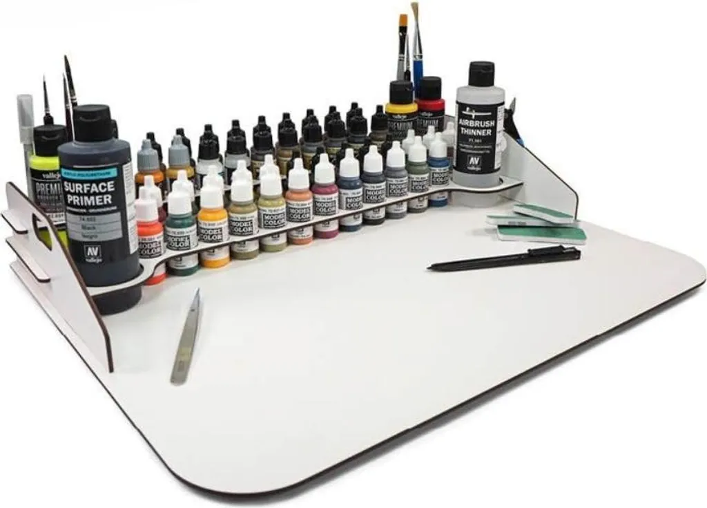 Table de Travail Vallejo 50x37 cm : Ne Renversez Plus Jamais Vos Pots