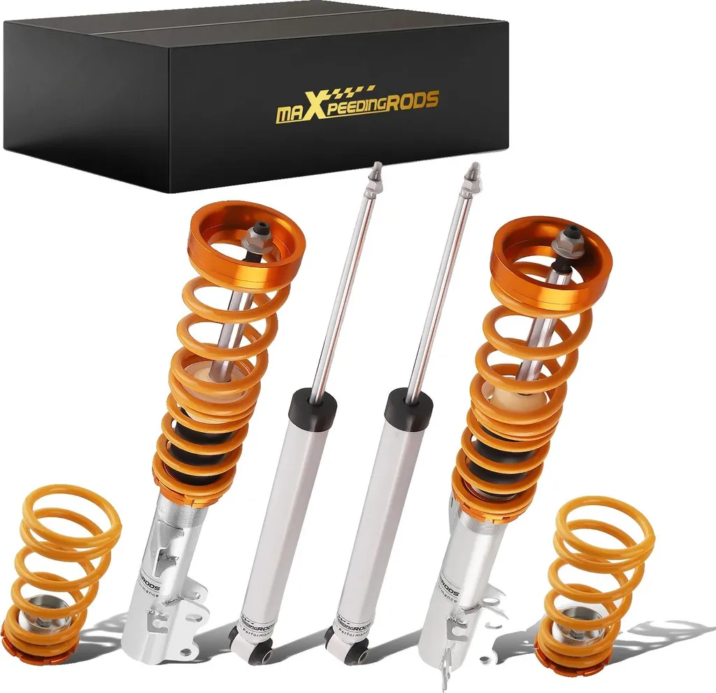 Amortisseurs filetés réglables pour une tenue de route sport 8kg/6kg