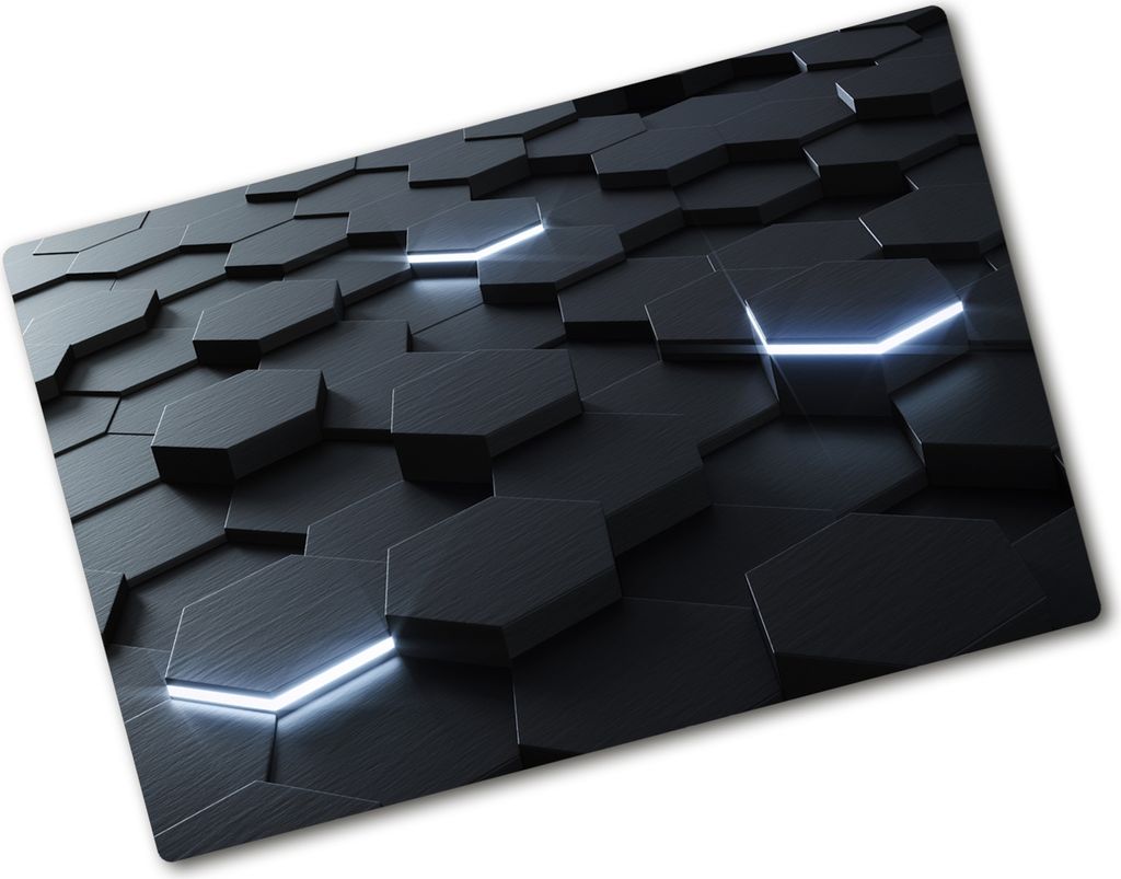 Tulup Glas Herdabdeckplatte - 80x52 cm - Glaskeramikkochfeld-Abdeckung Spritzschutz Glasabdeckplatte - Einteilig - Kunst: Modern & Klassisch - Abst...