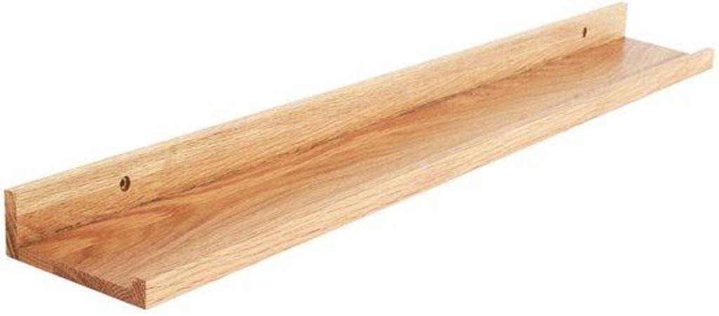 U-vormige wandplank, 30/45/60/90 cm zwevende plank, vintage stijl hangende plank, houten kantoor- en woonaccessoire