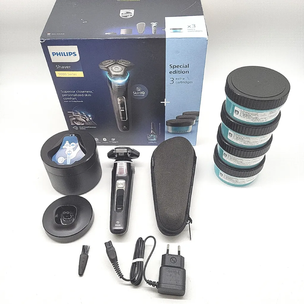 Rasoir Philips S9000 Wet Dry Noir avec Système de Lames Multi-Précision