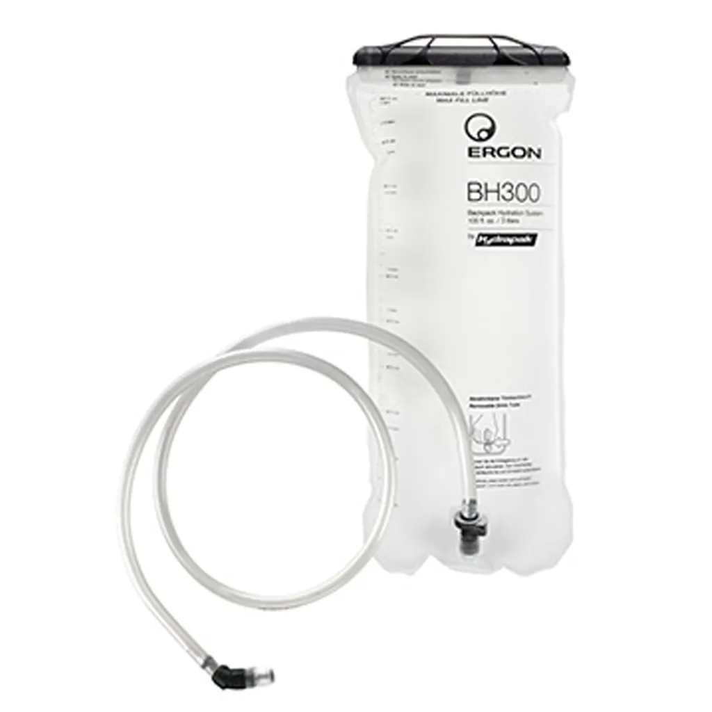 Hydratation 3L Ergon BH300 Transparent : Fini la Soif en Plein Effort