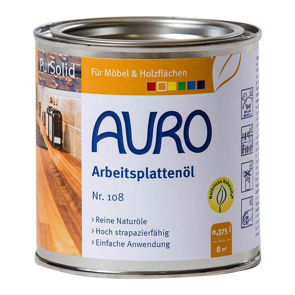 AURO Arbeitsplattenöl - Nr. 108 - 0,375 Liter