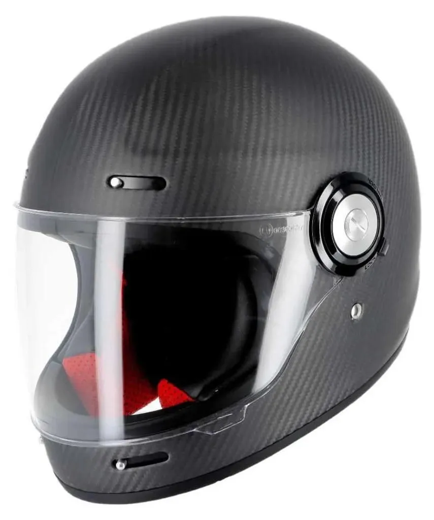 Casque Helston Naked Noir S - Fini les bruits et le froid à moto