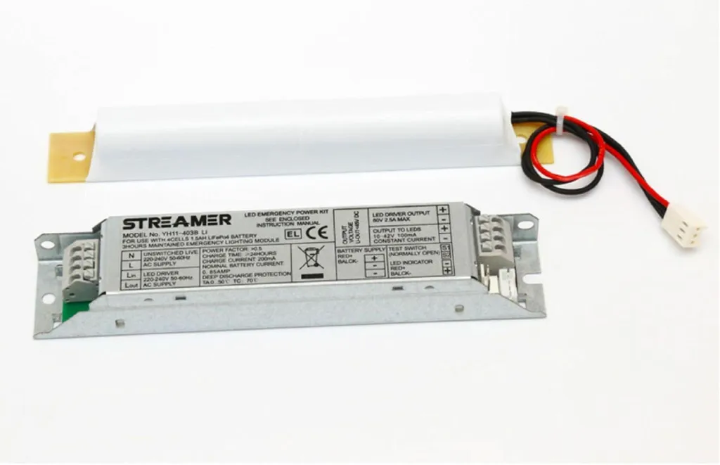 Module d'alimentation de secours CENTURY pour luminaires ITALIA - Noir