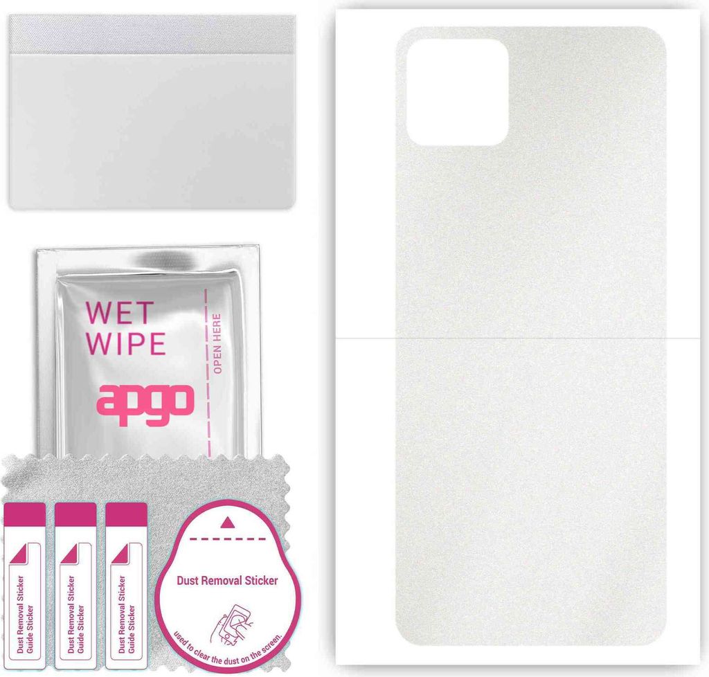 apgo Rückseite Schutzfolie, Skin, kompatibel mit Honor Play 20a, Hinten Displayschutzfolie aus Vinylfolie, kratzfest, einfache Montage - Matt Tran...